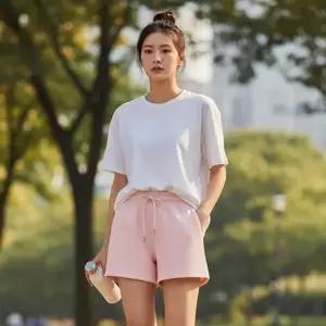 이지 숏팬츠 반바지 캔씨클 꾸안꾸 쫀득 4부 데일리 홈웨어 꾸아꾸 여름