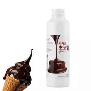 과일그릭이 초코쉘 아이스크림에 굳는 카카오 초코 시럽 소스 700g