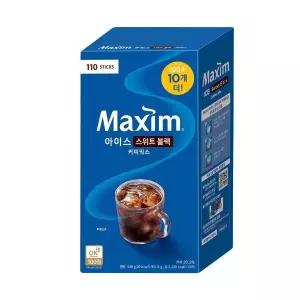 [오피스디포]맥심 아이스 블랙커피믹스 5.9g 110T 동서식품