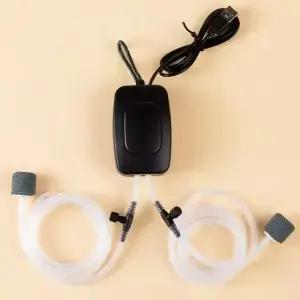 미니 수족관 에어 펌프 키트 스톤 산소 저소음 고효율 USB 필터 어항 용품