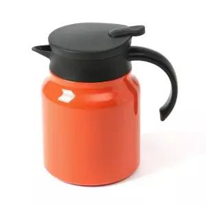 보냉보온주전자 티웨어 이중 진공 보온 주전자 900ml 오렌지 차 포트