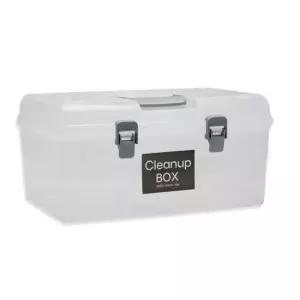 클린업 박스-대 약28.3x18.4x14.3cm) 손잡이 수납함 바스켓