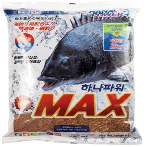 하나파워 MAX 감성돔 집어제 반건식 속공용파우다 2Kg