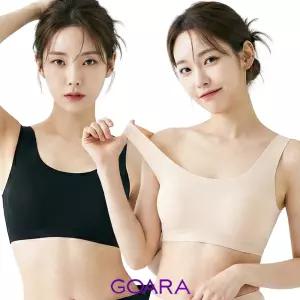 고아라 여성 스포츠 브라 탑 노와이어 노라인 래쉬가드 이너 쿨 GB5491