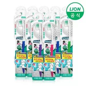 라이온 시스테마 치석케어 칫솔 콤팩트 x 12개