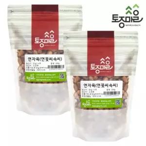 [토종마을]국산 연자육[연꽃씨속씨] 300g X 2개