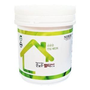 순앤수 멀티페인트 0.9L 친환경 방문/목재/벽지/벽면