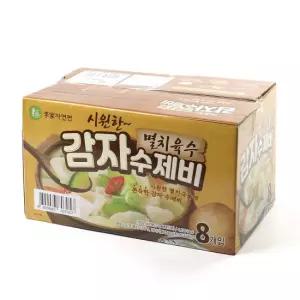 글로벌푸드 자연면 감자수제비 8인분) 1 492g 간편조리 3분조리