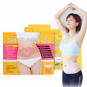 스파겔패치 42℃ 코르셋형 지방분해 복부패치 5매입