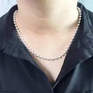 [차차실버] 은볼 5mm 은목걸이 군번줄 실버줄 925실버