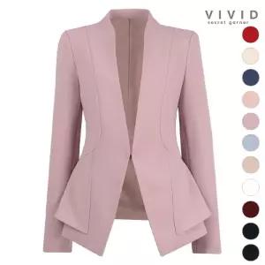 갤러리아 VIVID 11칼라 여성 데일리 노카라 정장자켓