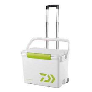 [다이와] 아이스박스 씨 쿨 캐리 2 S 2500 화이트 라임그린 낚시 캠핑 레저 25L 캐리어 타입 쿨러
