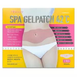 스파 겔패치 42℃ 코르셋형 복부패치 5매입 티티마리 발열