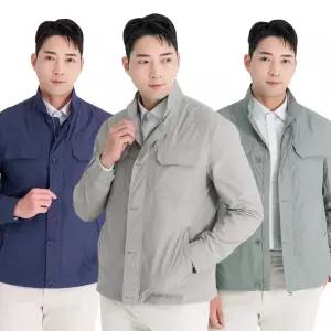 국내산 남자 봄 여름 캐주얼 점퍼 남성 잠바 회사 홀겹