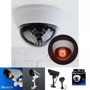 감시 보안 모형 LED 돔형 가짜 CCTV 카메라 화이트/감시용카메라모형/감시용품모형/감시카메라모형