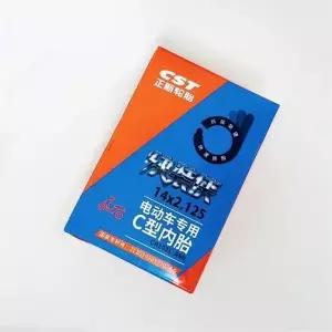 CST C타입 14인치 16인치 전동 자전거 튜브 (슈레더)