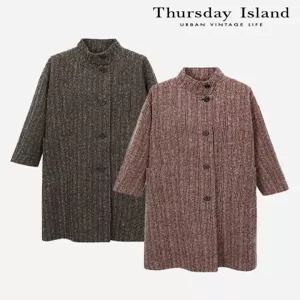 [써스데이아일랜드][Thursday Island] 반하이넥 롱 코트(T238MCT632W)
