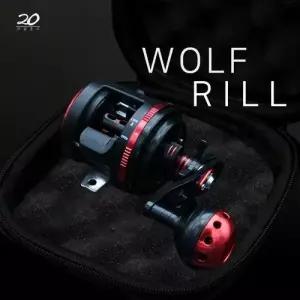 낚시릴 이공조구 wolf 장구통릴 200DH + 릴케이스 라이트지깅