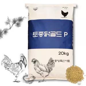 토종닭 골드 20kg 산란 펠렛 닭사료 닭모이 청계 오골계 병아리 오리