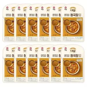 CJ 백설 다담 청국장찌개양념130g x12개