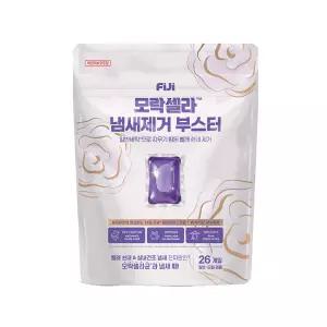 [피지]피지 모락셀라 섬유유연제 필요없는 실내건조 냄새제거 부스터 화이트머스크향 캡슐세제 26개입