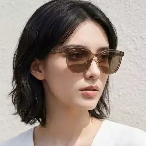 [막스마라] 클리어 브라운 라운드 선글라스 아시안핏 146926328