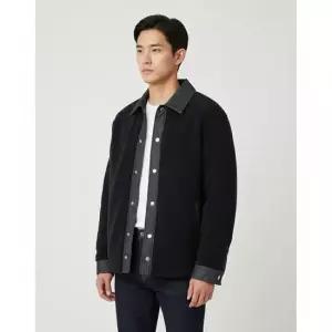 A.P.C 패션퍼스트위크아페세 윌 버튼 데님 플리스 믹스 남성 자켓 WOARG H32026 IAK