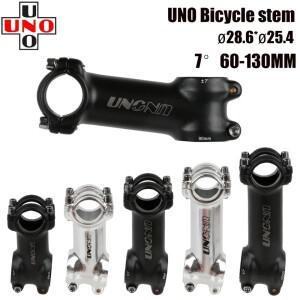 호환 UNO 초경량 MTB 로드 스템 자전거 포크 마운틴 칼로이 블랙 실버  7 도 28.6  25.4mm  60-130mm