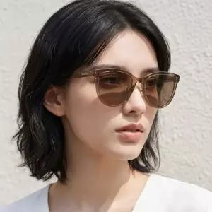 막스마라 클리어 브라운 라운드 선글라스 아시안핏 146926328