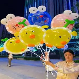 캐릭터 풍선 불빛 DIY 키트 크리스마스 꽃다발 산타