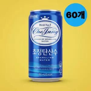 일화 초정 탄산수 플레인 기본 무향 무가당 스파클링 소다수 워터 캔 190ml 60개