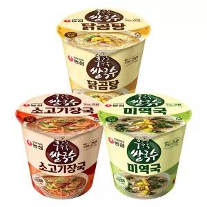 농심 후루룩 쌀국수 미역국 4개 + 소고기장국 4개 + 닭곰탕 4개/총12개