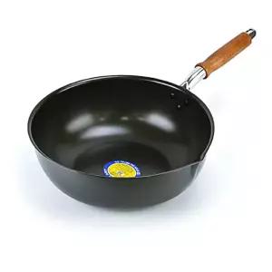 웍 나무손잡이 업소용 30호-29.5cm 경질 북경팬 HWFFY4SL