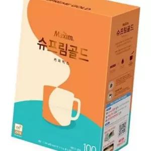 프리미엄 맥심 슈프림 골드 라떼 맥심 커피 믹스 100개입 사무실