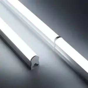 1-6PCS 220V EU 전원 플러그 캐비닛 조명 아래 T5 LED 튜브 램프 50cm 홈 형광등 푸시 버튼 스위치 포함