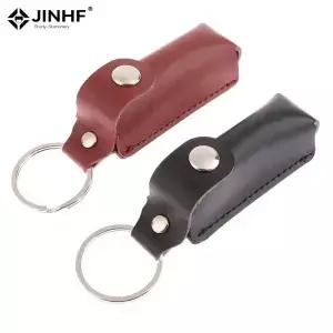 USB 케이스 보호 가방 휴대용 포켓 가죽 키 링 플래시 드라이브용