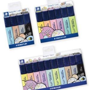 다꾸 STAEDTLER 싱글팁 364CWP6 EE 색 필기구쇼핑몰 필기구각인 6색 파스텔 학습도구 형광펜 필기구