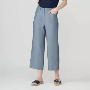 [BCBG] 백밴딩 세미 와이드 팬츠 B6M4P385