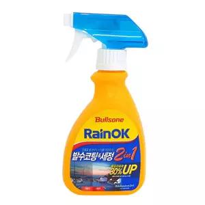 레인OK 2in1 발수코팅 세정제 300ml 유리 미러 미러제 코팅제 셀프세차 빗길운전 안전 차량용 자동차