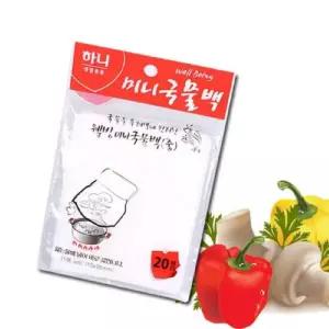 국물백 거름망 육수통 멸치망 육수 육수백 국물망 티백 20매 다시망 중