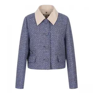 ECOLEDEPARIS 카라배색 트위드자켓_RB3XWJAM15D 2319661