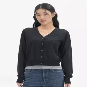 탑텐 여성 쿨라이트 브이넥 가디건 MSG2EC2001