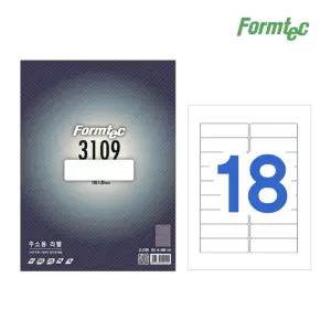 폼텍 주소용 라벨지 LS-3109 18칸 100매 A4