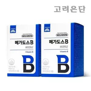[고려은단] 메가도스B 비타민B 컴플렉스 60정 X 2개 (4개월분)[36048676]