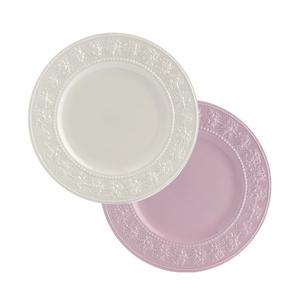[AK분당점] [웨지우드] 페스티비티 27cm 접시 2p (아이보리/핑크)