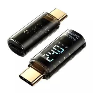 USB4 썬더볼트 호환 C to C타입 40Gbps 8K 240W 전력표시 초고속충전 젠더 GD15