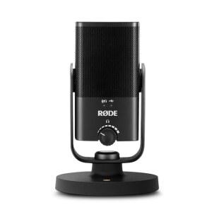R DE NT-USB 미니 다용도 스튜디오 품질 제작, 콘덴서 무료 보컬 소프트웨어 블랙 악기 마이크, USB 포함, 스트리밍, 녹음용 게임, 팟캐스트, 음악