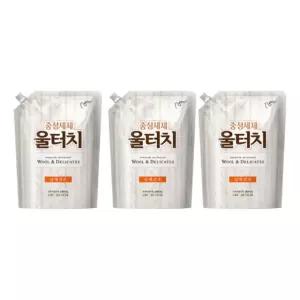 프리미엄 겸용 울터치 1.3L 3개입 중성세제 리필