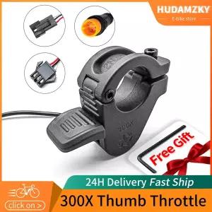 Ebike 엄지 스로틀 WUXING 300X 오른쪽왼쪽 손 스로틀 24V 36V 48V 72V 전기 자전거 가속기