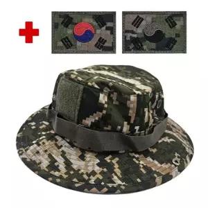 국산 해병대 벨크로 전면벨크로부착 정글모 부니햇